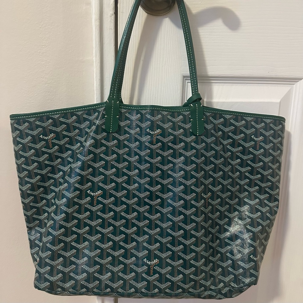 Goyard St Louis PM Green Tote Bag